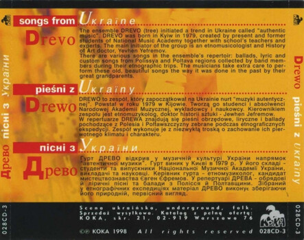 Drewo "Pieśni Z Ukrainy" CD