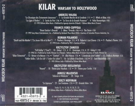 Wojciech Kilar "Warsaw To Hollywood (Music From The Films)" CD