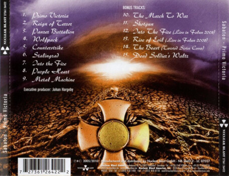 Sabaton "Primo Victoria Re-Armed" CD