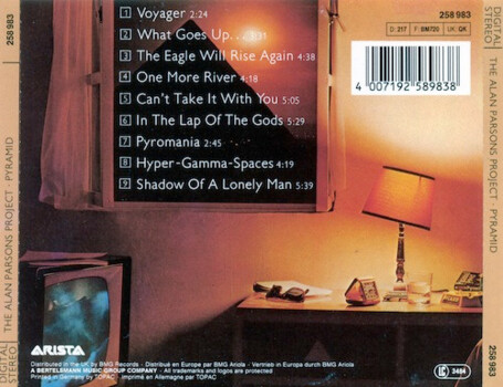 The Alan Parsons Project "Pyramid" CD