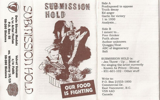 Submission Hold "Our food is fighting" ("Veterans Of The Cola Wars") MC