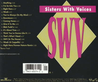 SWV "It's About Time" CD