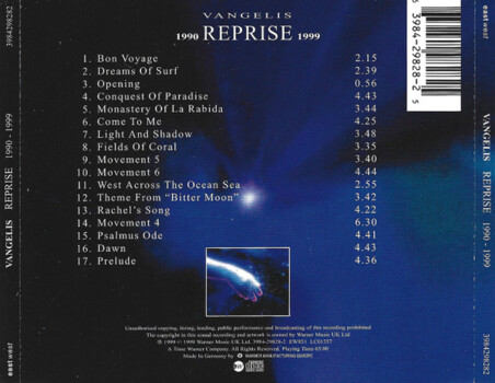 Vangelis "Reprise 1990-1999" CD