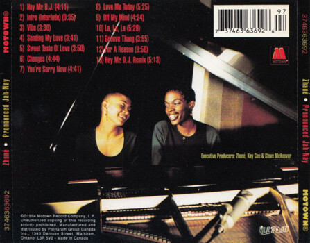 Zhané "Pronounced Jah-Nay" CD