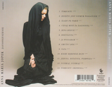 Anna Maria Jopek "Jasnosłyszenie" CD