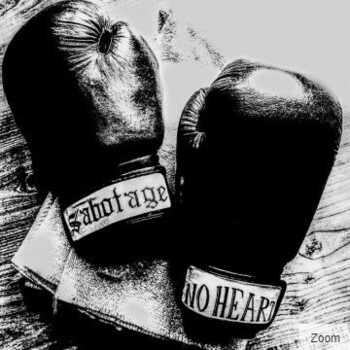 Sabotage / No Heart - split LP (srebrny winyl)