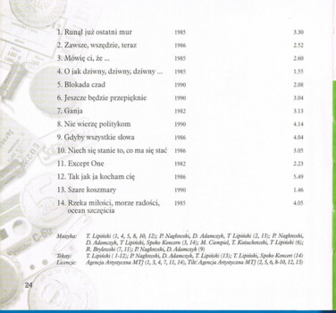 Tilt i Tomek Lipiński "Gwiazdy Polskiej Muzyki Lat 80. Tilt & Tomek Lipiński" CD