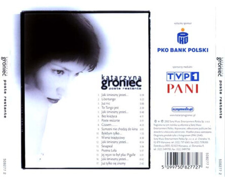 Katarzyna Groniec "Poste Restante" CD