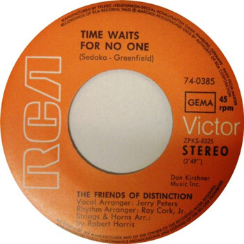 The Friends Of Distinction "The Waits For No One / New  Mother Nature" LP