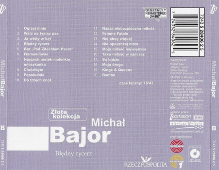 Michał Bajor "Błędny Rycerz" CD
