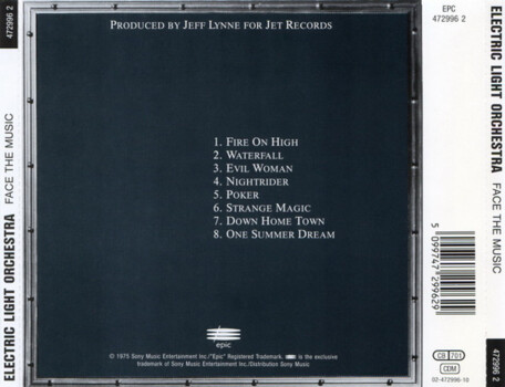 Electric Light Orchestra "Face The Music" CD