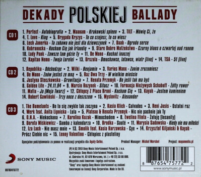 V/A "Dekady Polskiej Ballady" 3CD