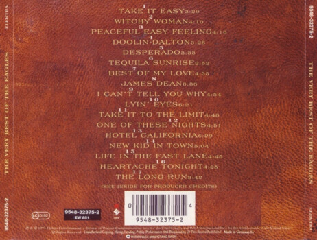 Eagles "The Very Best Of The Eagles" CD