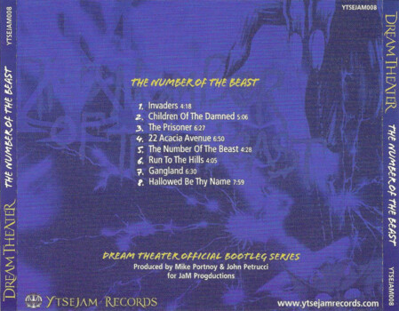Dream Theater "The number of the beast" - official bootleg