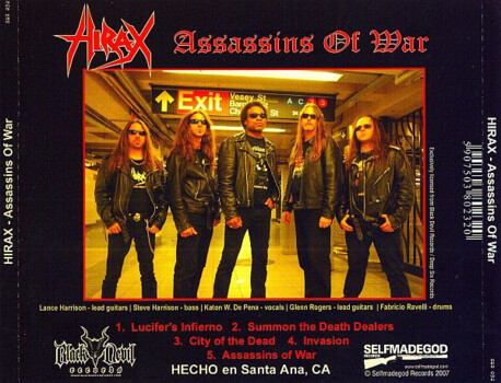 Hirax "Assassins Of War" CD