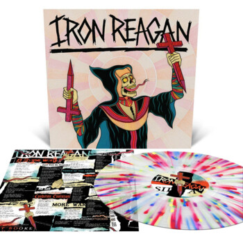 Iron Reagan "Crossover Ministry" LP (Milky Clear w/ Rainbow Splatter)