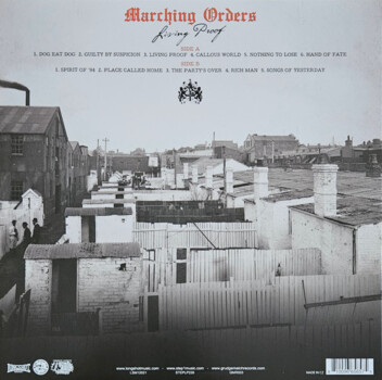 Marching Orders "Living Proof" LP (Orange)