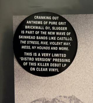 Slugger  "Dead State" LP (Clear)