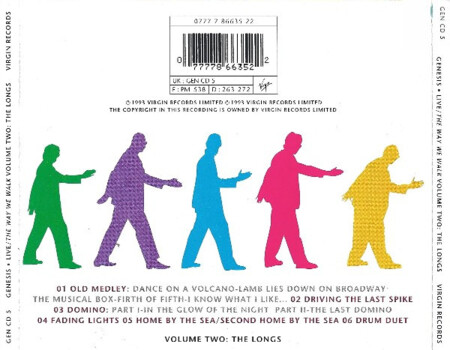 Genesis "Live/The Way We Walk" CD