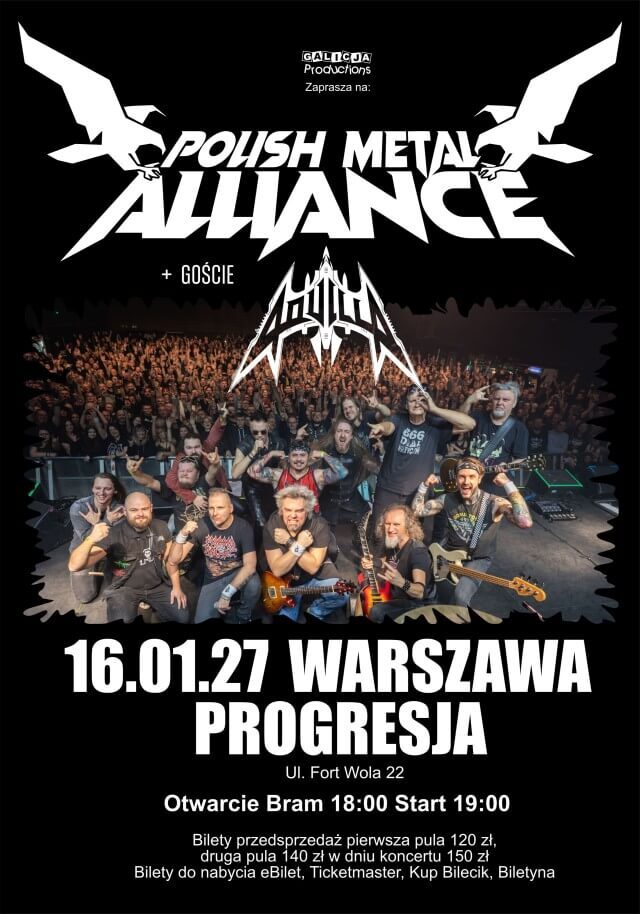 Bilet - POLISH METAL ALLIANCE + Aquilla Warsaw