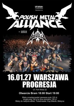 Bilet - POLISH METAL ALLIANCE + Aquilla Warsaw